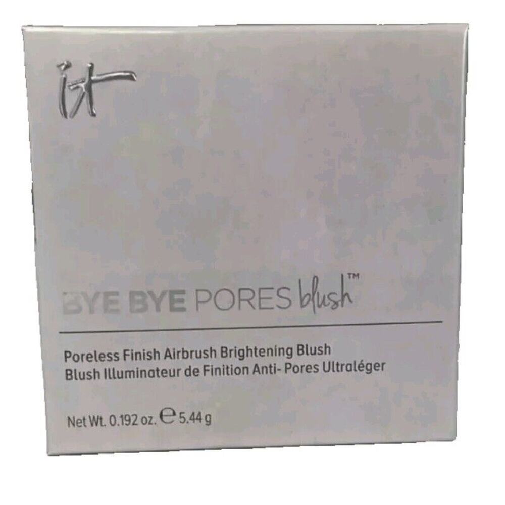 it COSMETICS Bye Bye Pores BLUSH Naturally Pretty AIRBRUSH BRIGHTENING 5.44 READ